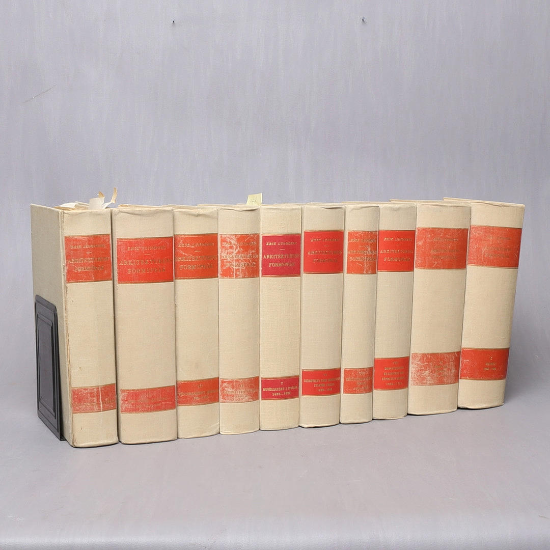 ERIK LUNDBERG. BOOKS, 10 volumes, Architect's Design Language, 1945.