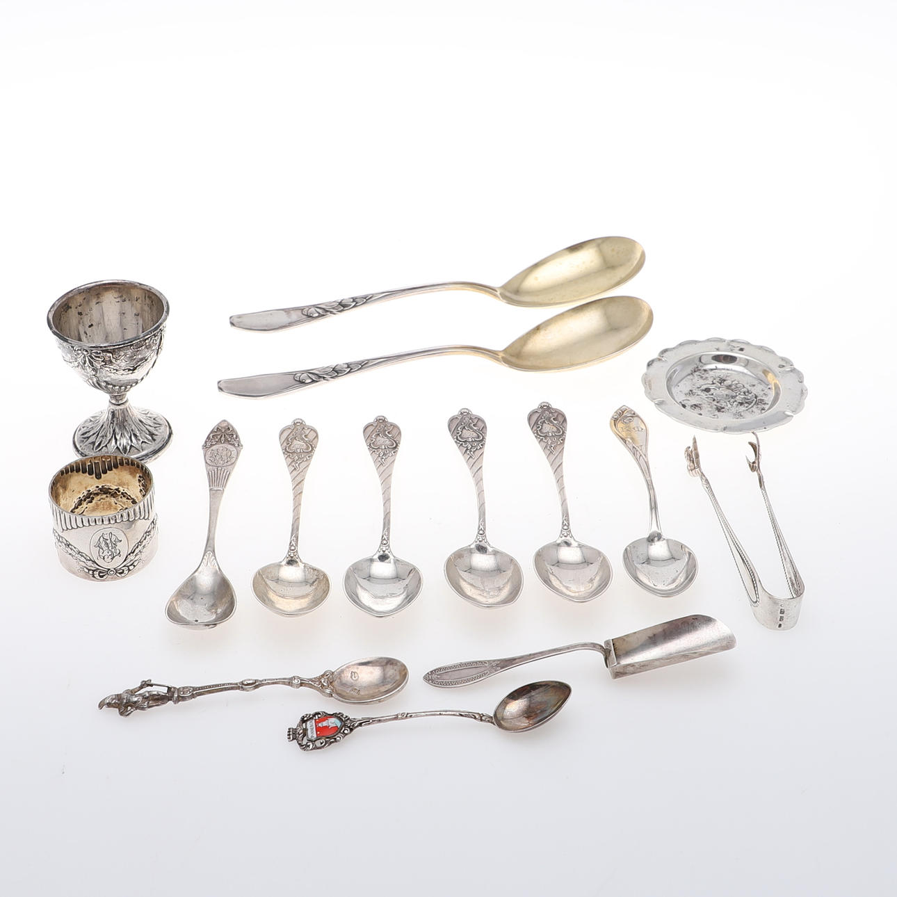 ETT BLANDAT PARTI TYSKT SILVER.