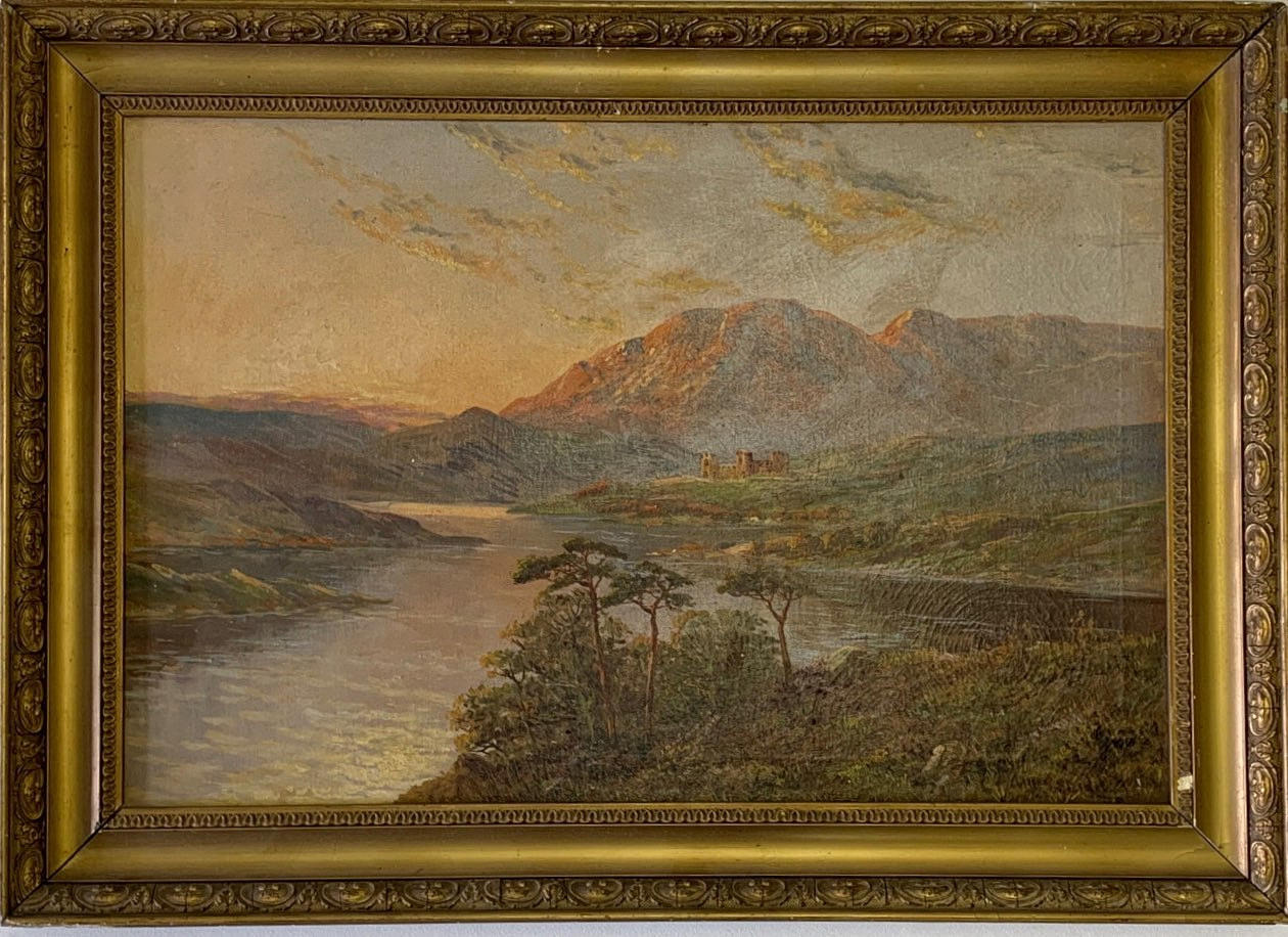 SCOTTISH LANDSCAPE OIL ON CANVAS.
