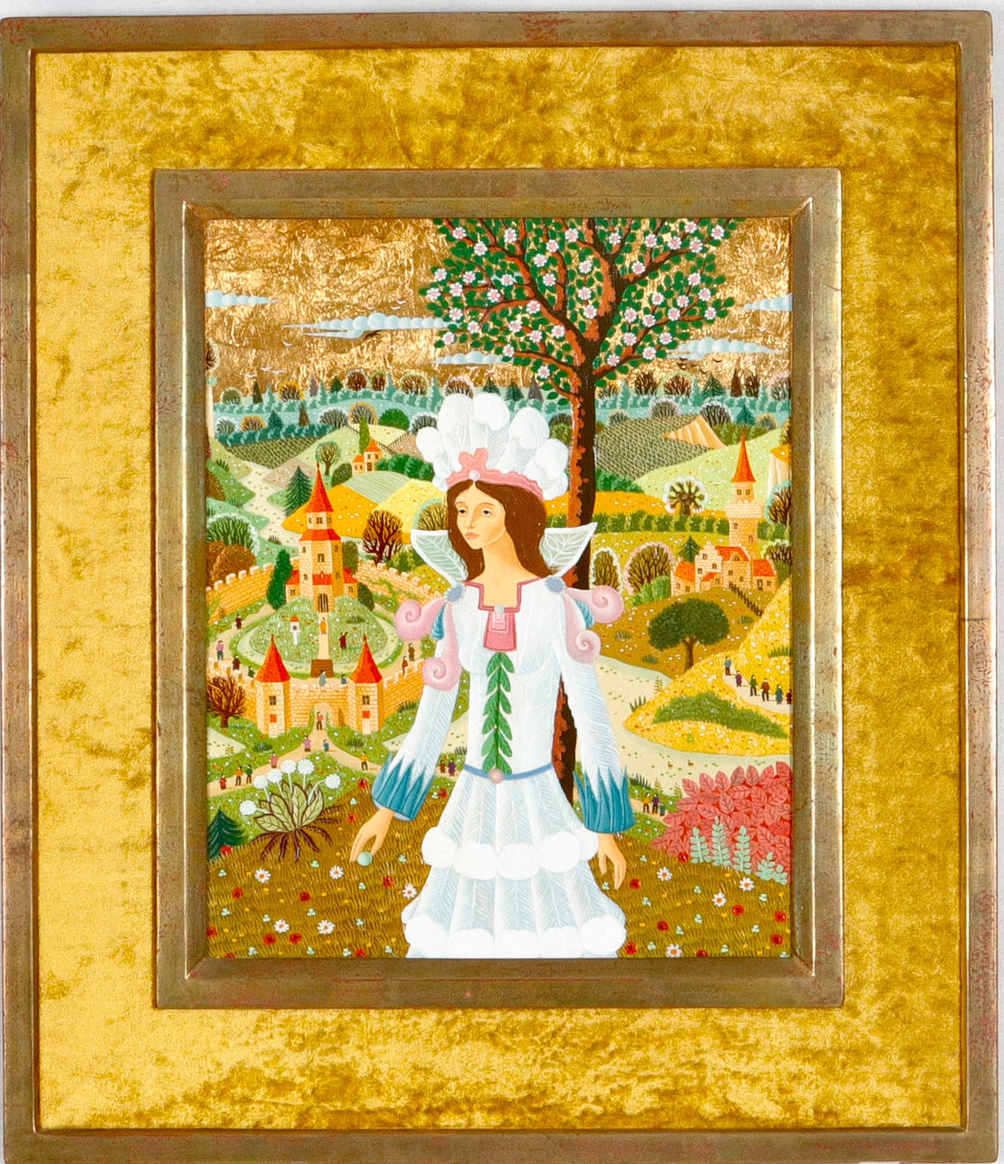 ALAIN THOMAS. Oil on Board.