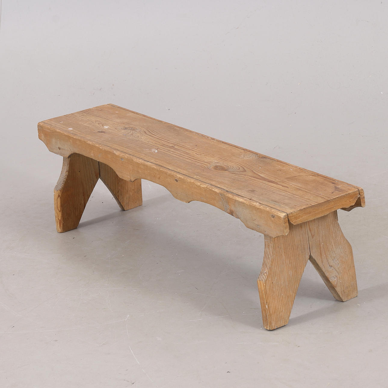 BENCH, wood, dated 1853.