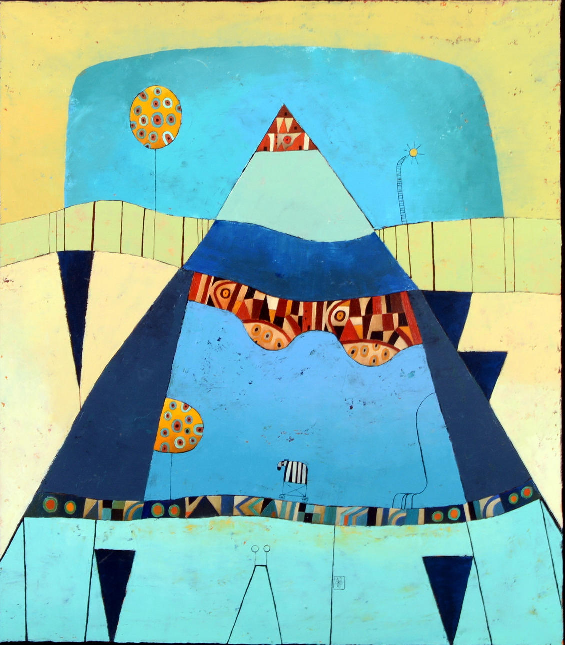 JONAS ALDGÅRD. Olja på duk.