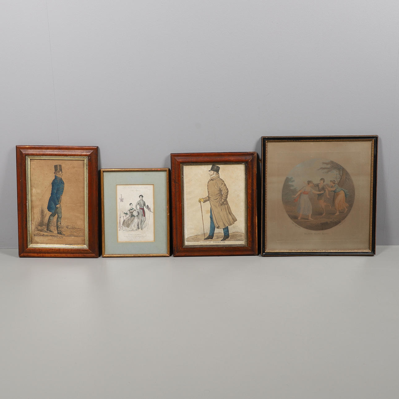 TWO FRAMED DIGTON PRINTS AND TWO OTHER FRAMED PRINTS.