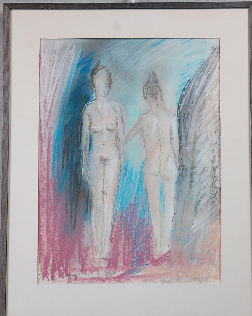 IVAN BROBERG. blandteknik, signerad, daterad 1/9-82.