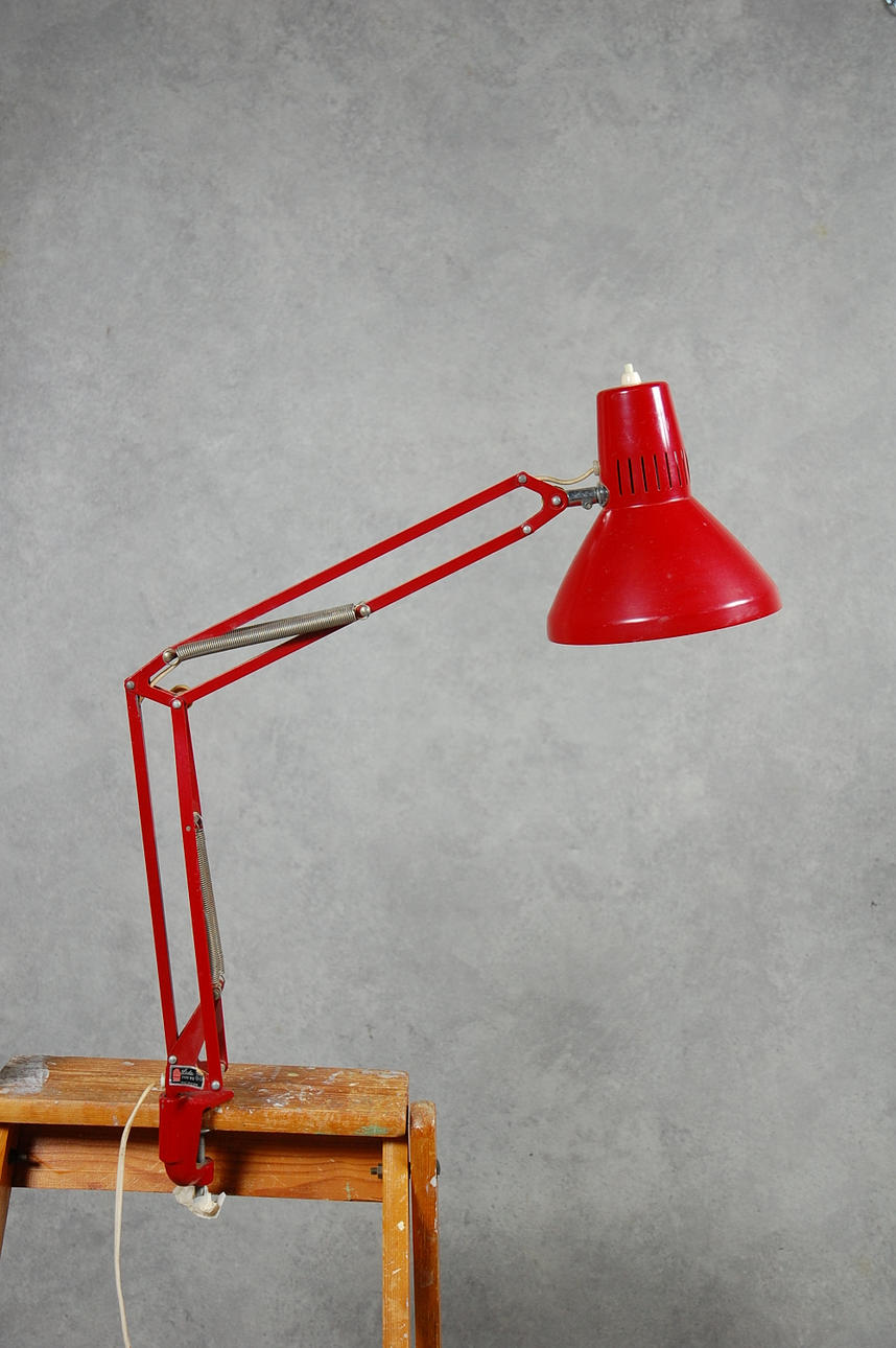 SKRIVBORDSLAMPA, Waso Ledu, type WH, 1900-talets mitt.