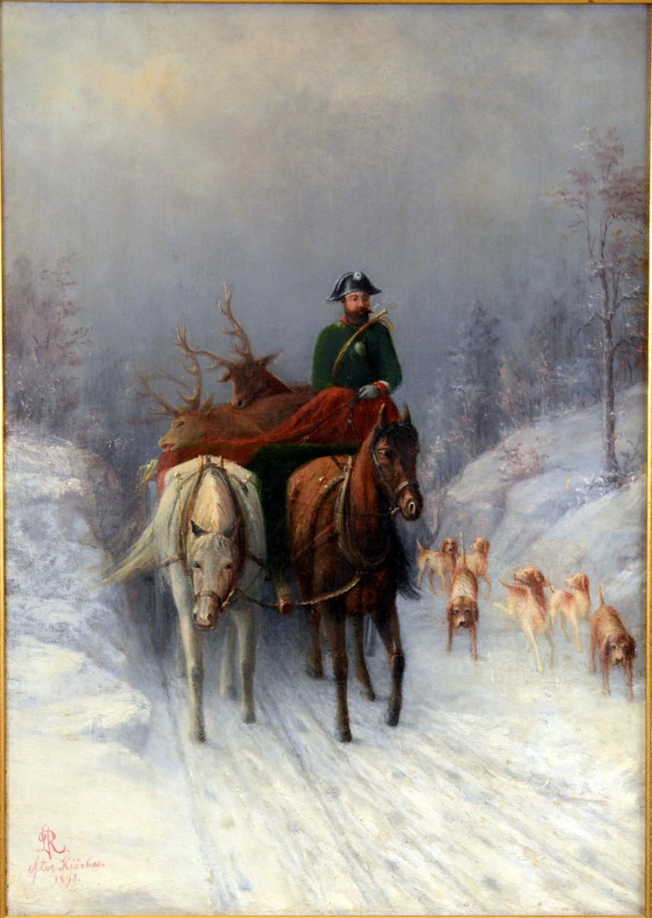 OKÄND KONSTNÄR. Olja på duk.