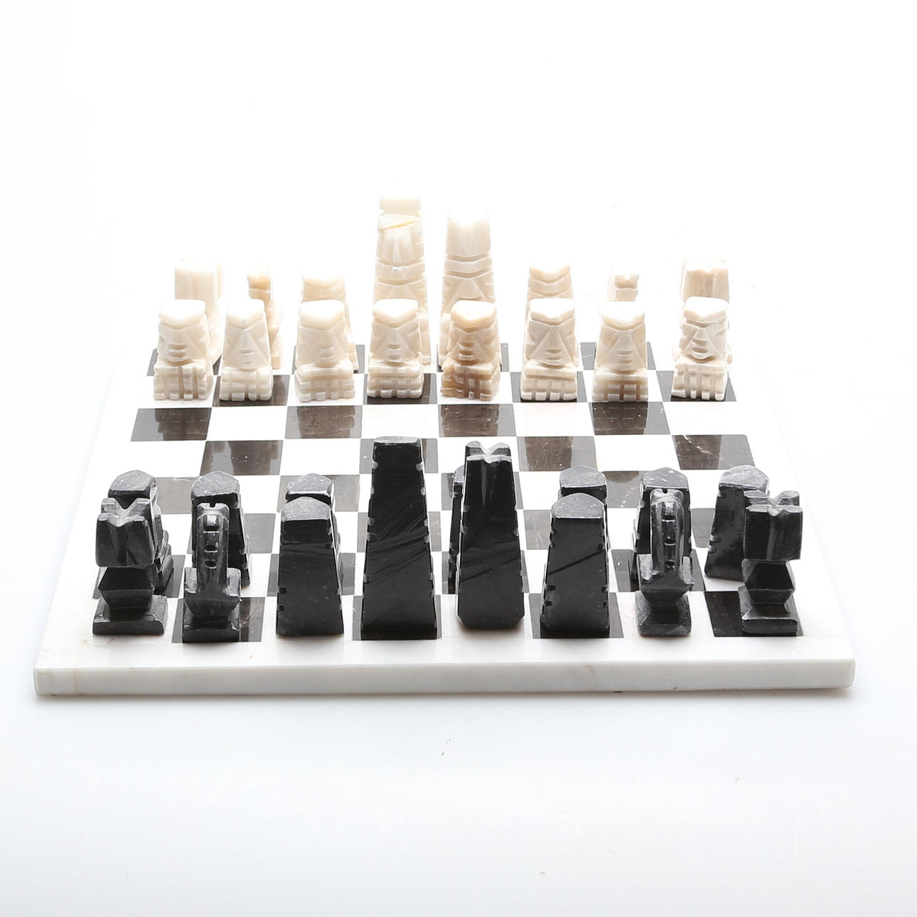 SCHACHSPIEL, Stein, Mexiko, 20. Jahrhundert.