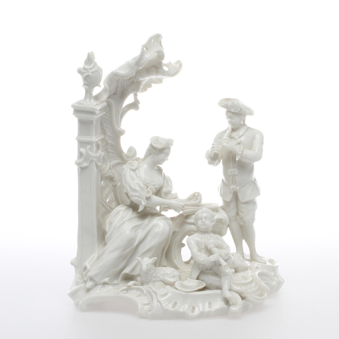 FIGURIN, porslin, troligen Tyskland.