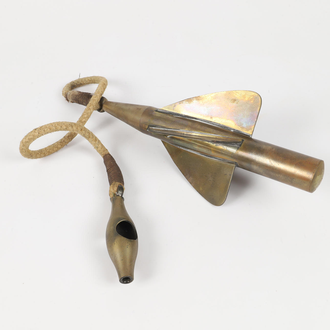 SLÄPLOGG, mässing, T. Walker & Son, England.