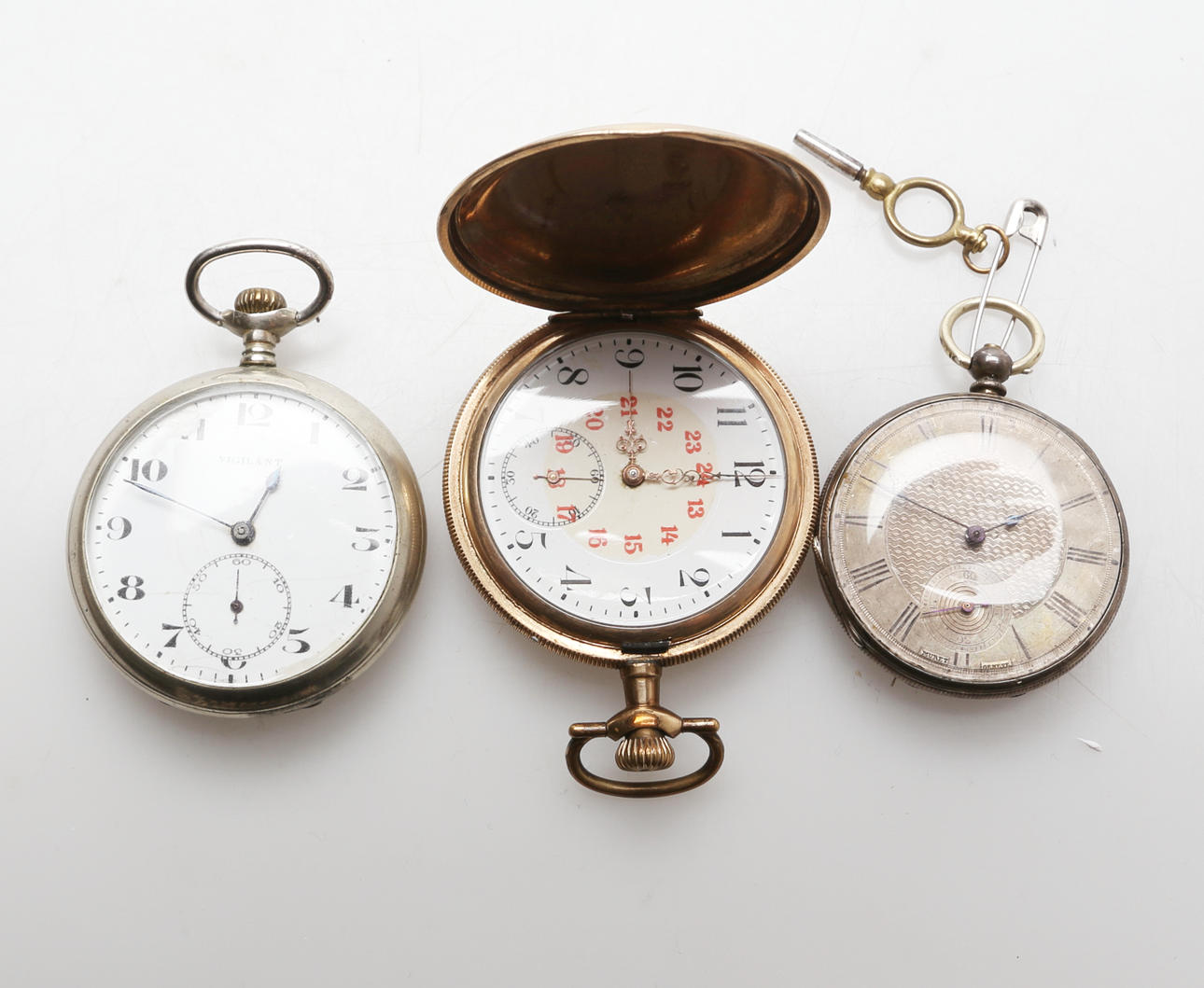 LOMMEUR, 3 stk, herre, 1900-tallet.