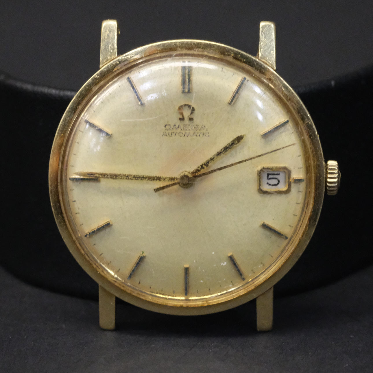OMEGA, MEN'S, 18K GOLD, 1960'S, AUTOMATIC.