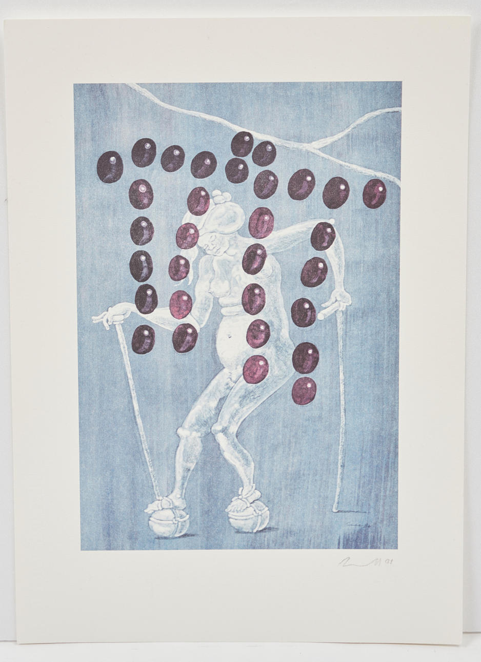 JÖRG IMMENDORFF. Compensación de color, sin título.