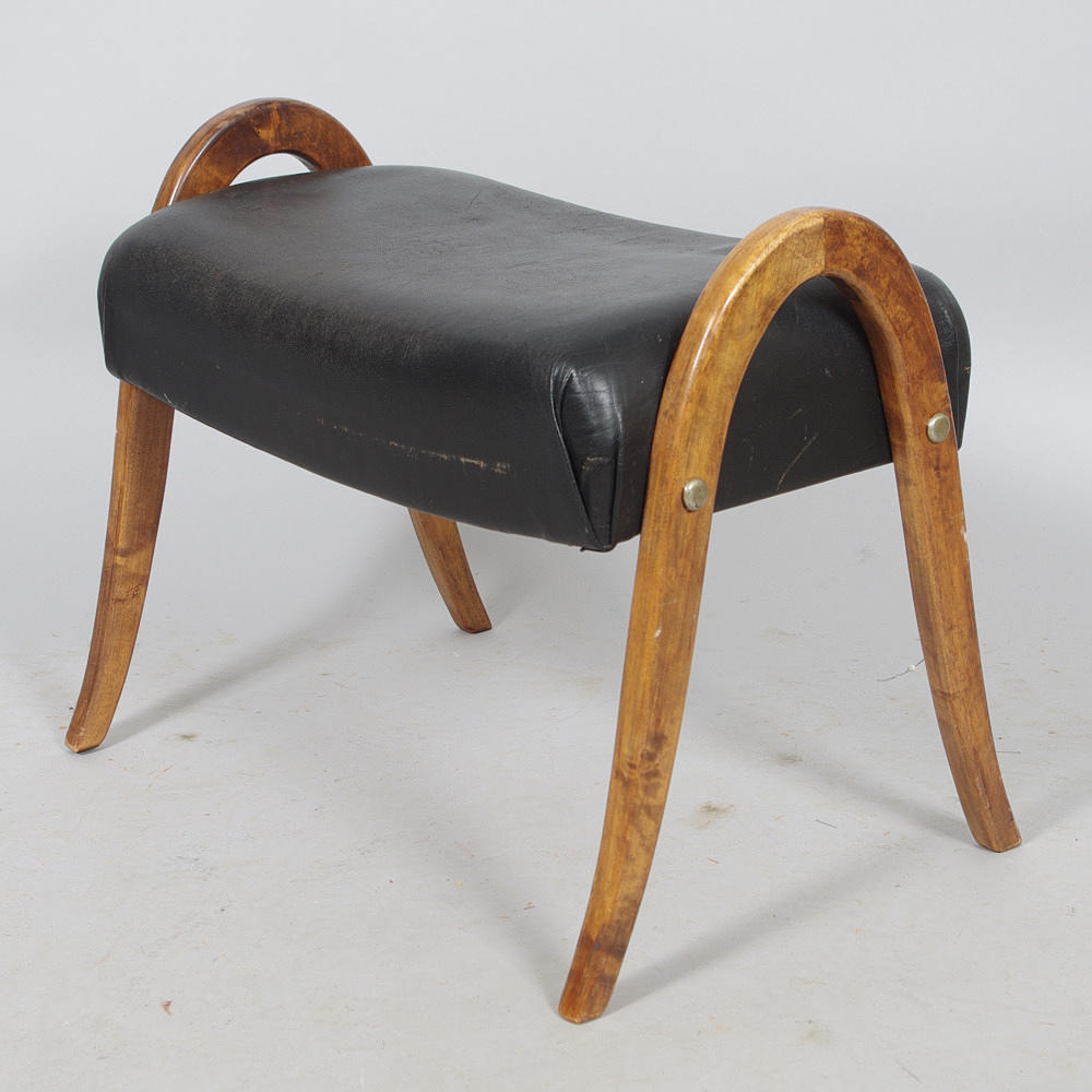 PALL, björk/skinn, 1960-tal.