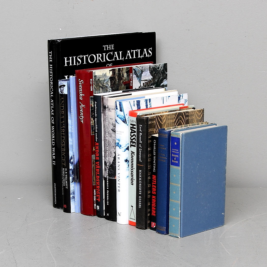 BÜCHER, 12 Stück, Kriegsliteratur.