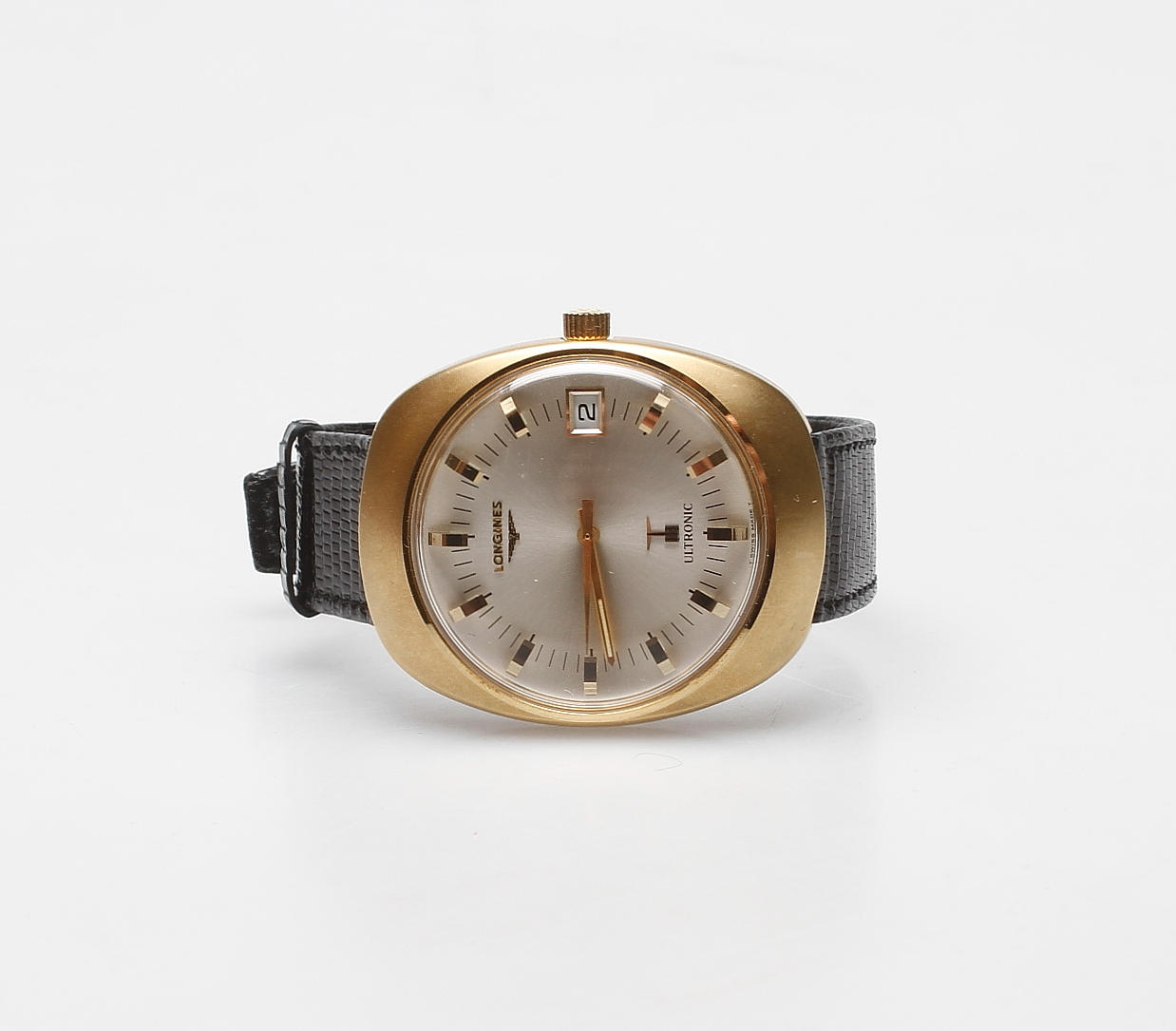 HERRARMBANDSUR, Longines, Ultronic, 18k guld, 1974.