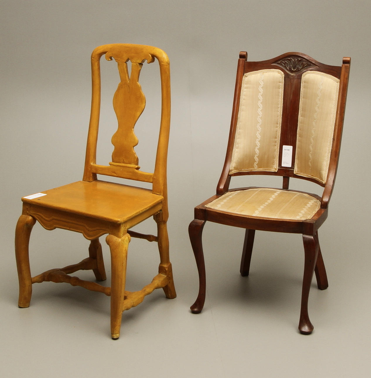 STOL, provinsarbete i rokoko, 1700-tal samt STOL, art nouveau, ca 1910.