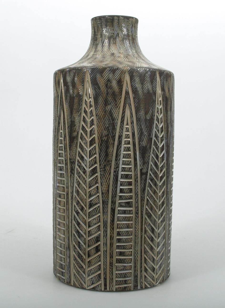 MARI SIMMULSON. Golvvas, stengods, nummer 4276, Uppsala Ekeby.