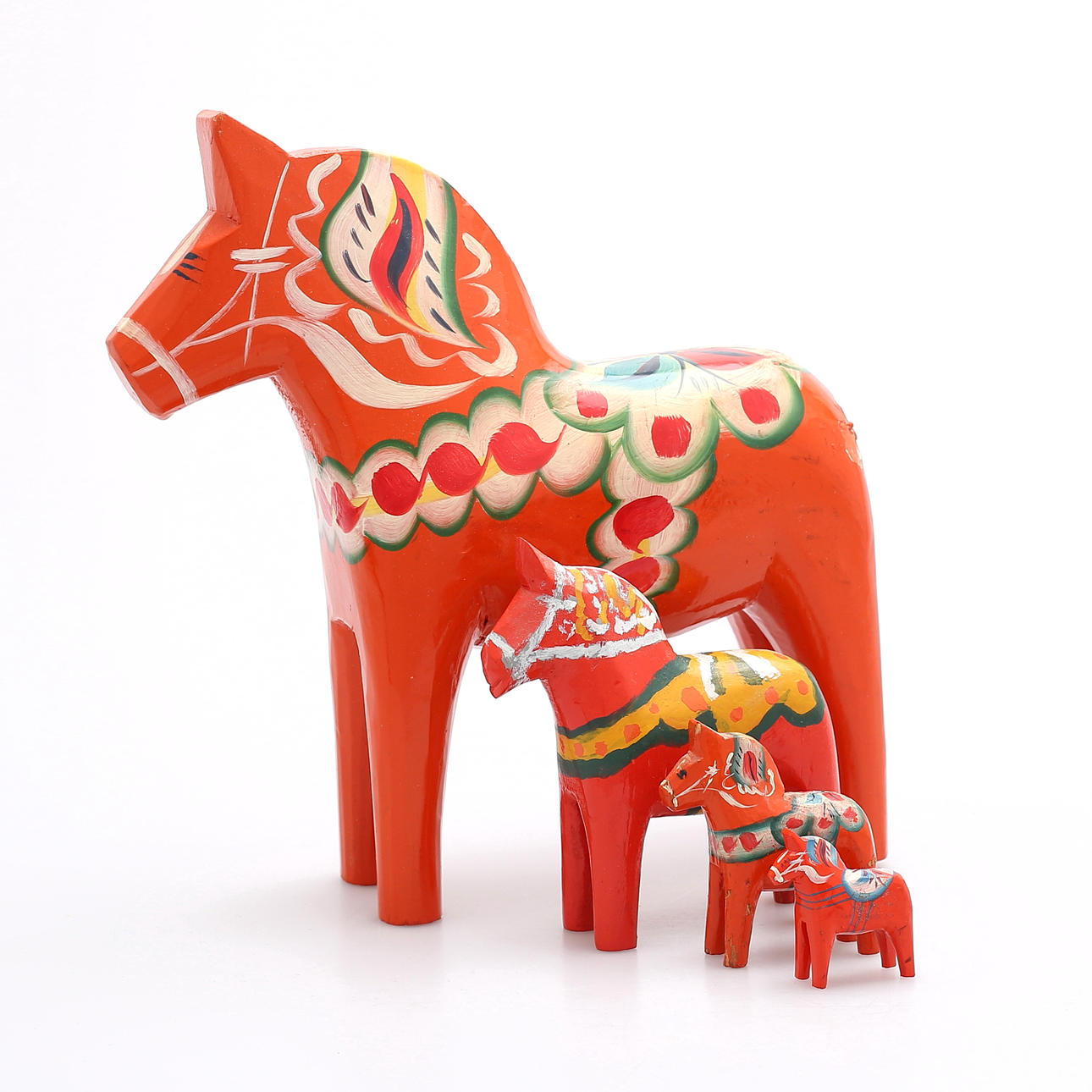 DALAHÄSTAR, 4 st, 1900-tal.