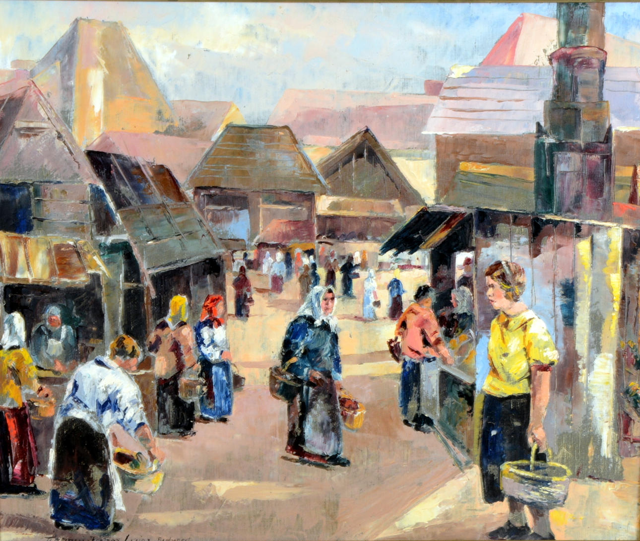 JÁNOS LAJOS TIHANYI. Olja på duk.