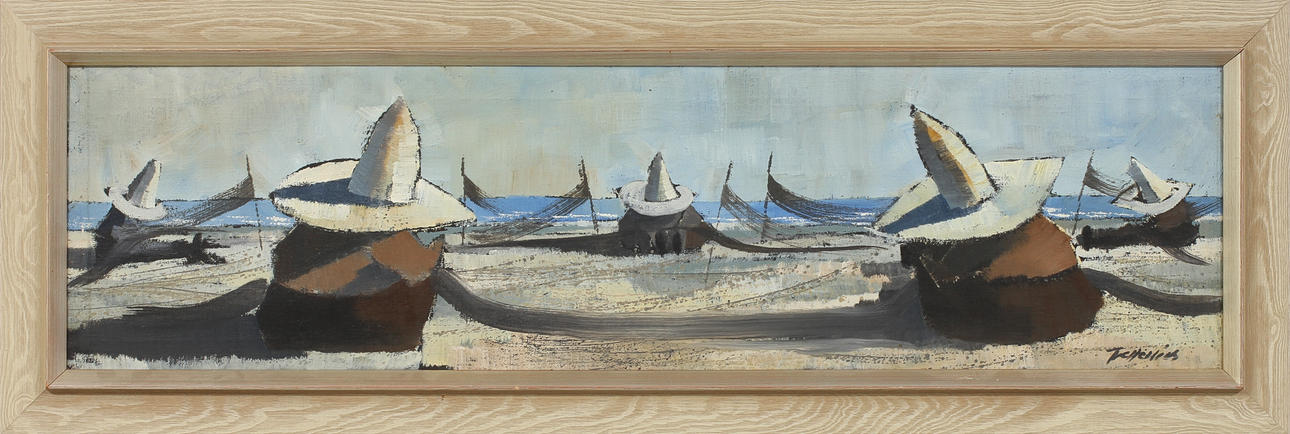 HANS FELLENIUS. Olja på duk, signerad.