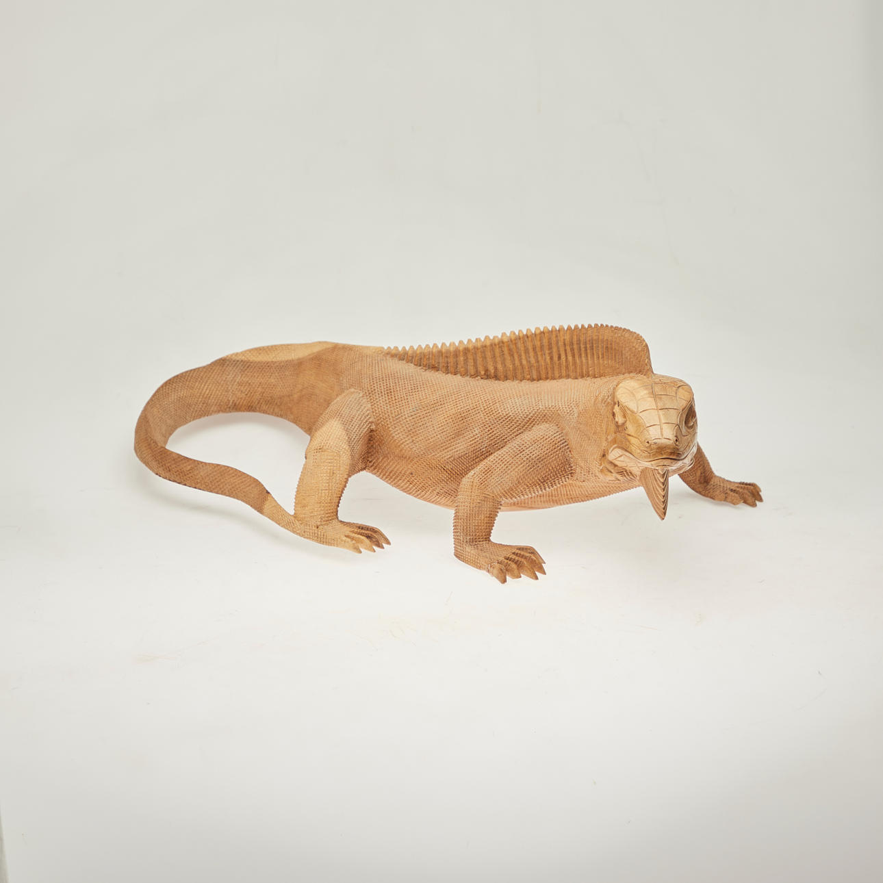 Skulptur / Figur, Komodowaran, Holz.