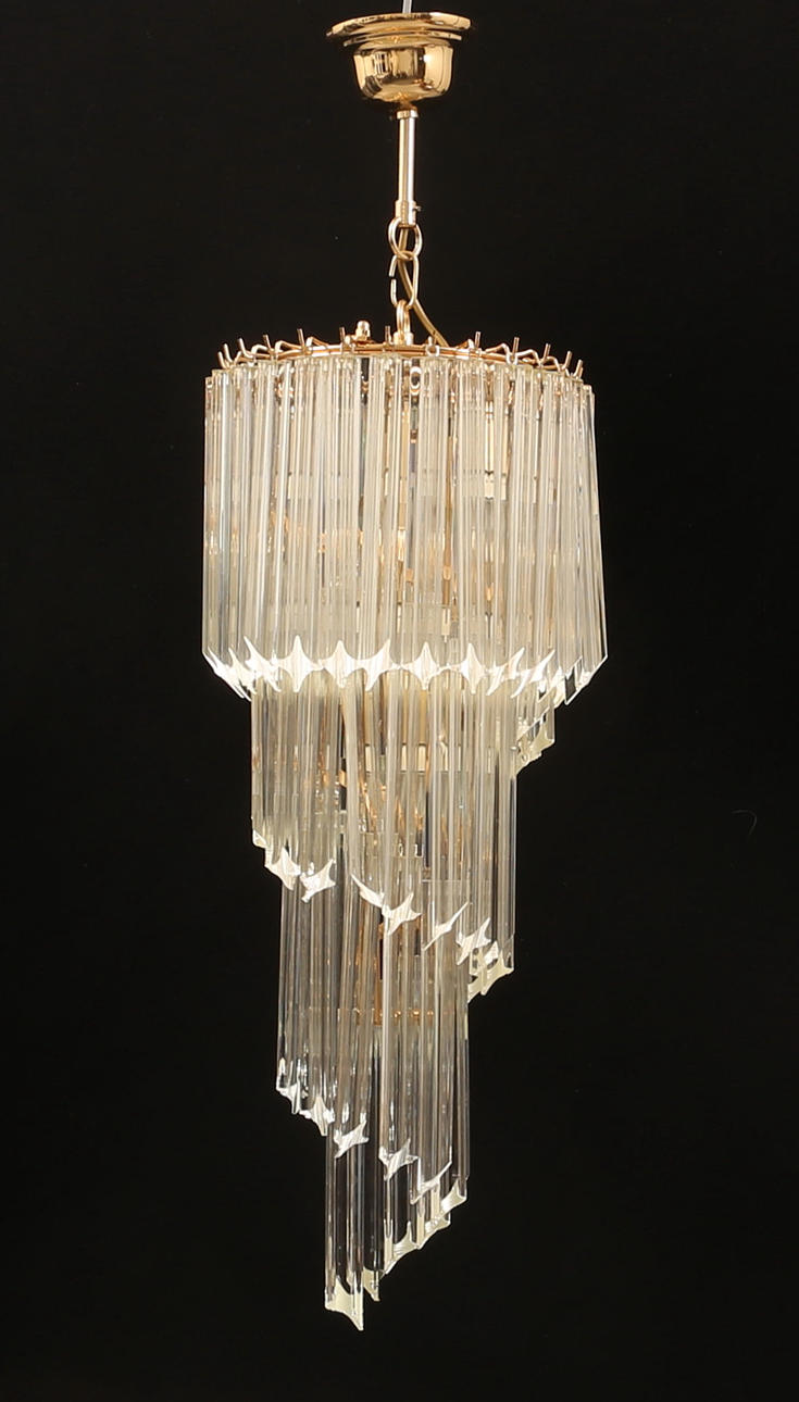 CEILING LAMP, probably Murano, 1900s.