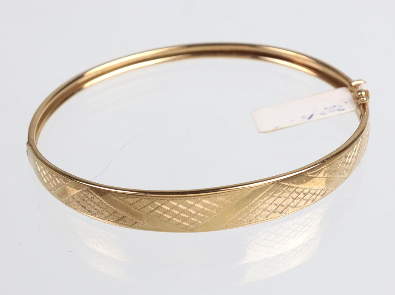 GRAVUR ARMREIF, GOLD 333.