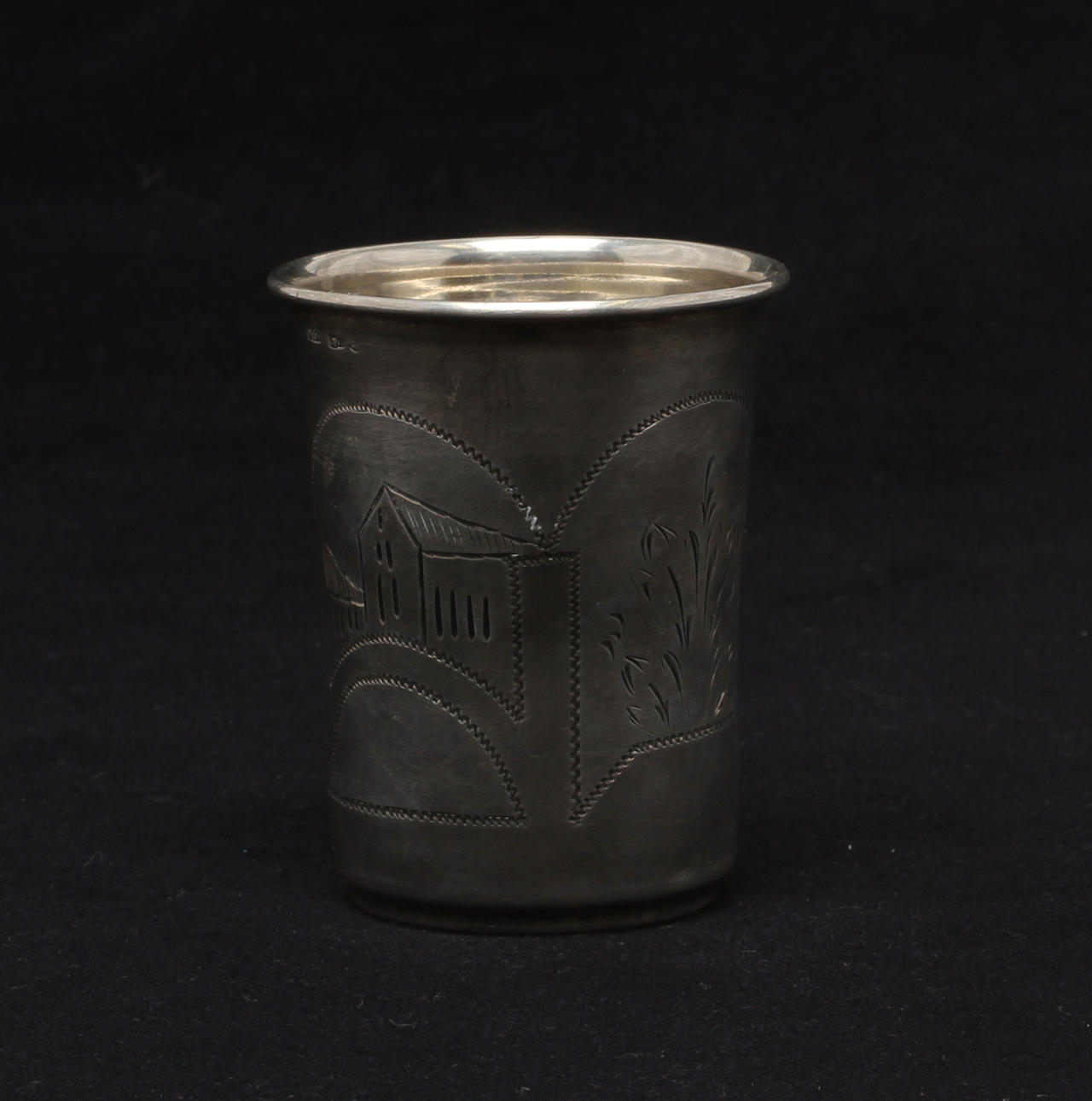 BÄGARE, silver, Ryssland 1800/1900-tal. Vikt 51 g.