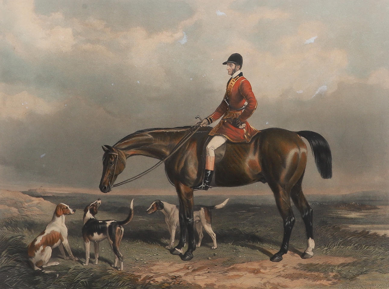 EDWARD HACKER AFTER W & H BARRAUD. MR CHARLES DAVIS ON 'THE TRAVERSER'.