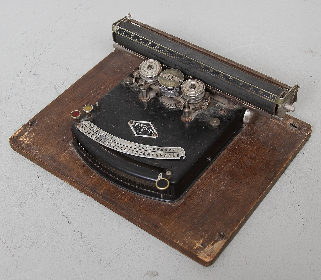 RESESKRIVMASKIN, Frolio 5, Tyskland, 1920/30-tal.