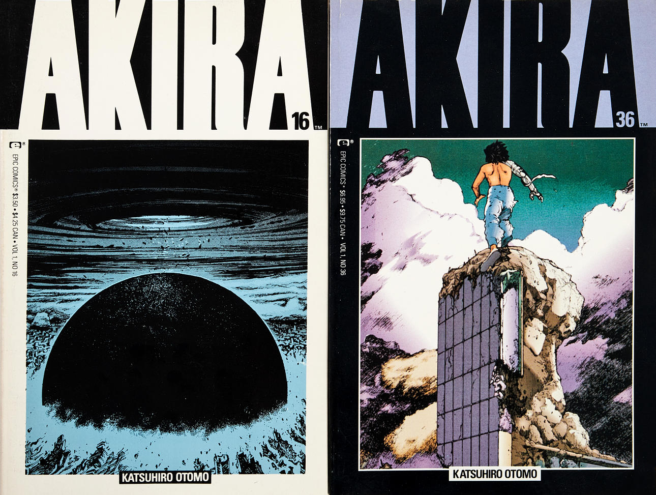 AKIRA, Katsuhiro Otomo, EPIC COMICS, 1-38, complete.