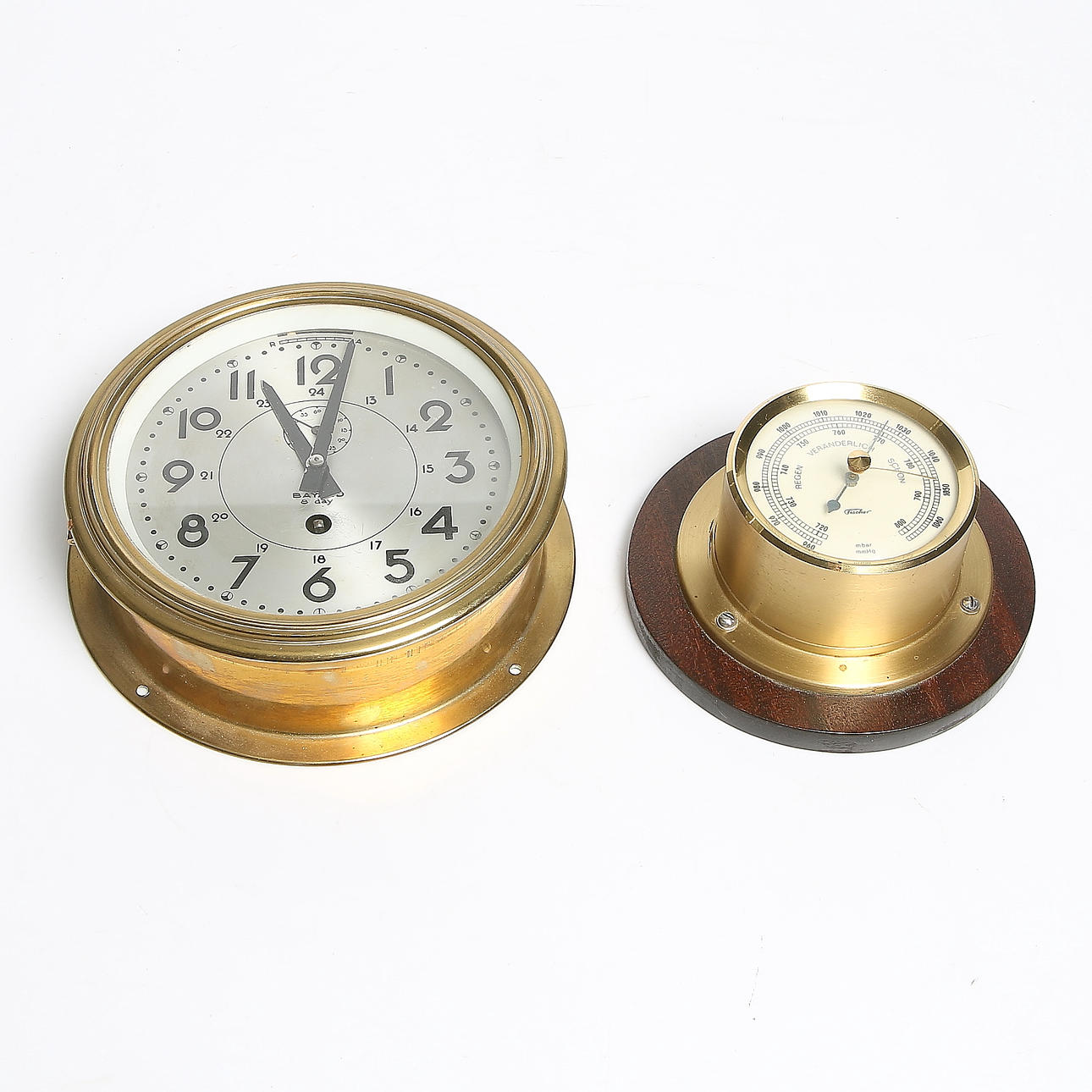 SKEPPSUR, Bayard, Frankrike samt BAROMETER, Fischer, Tyskland. 1900-talets andra hälft.
