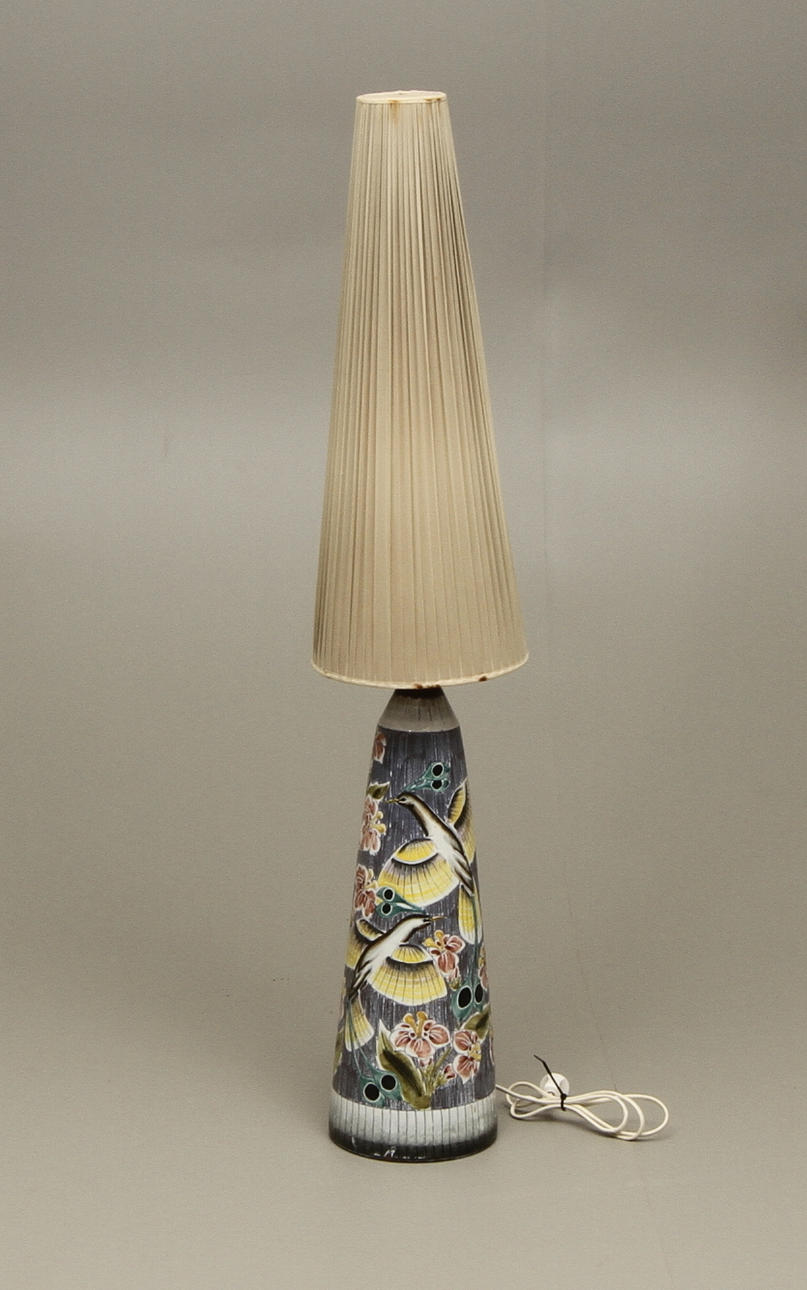GOLVLAMPA, keramik, 1950-tal.
