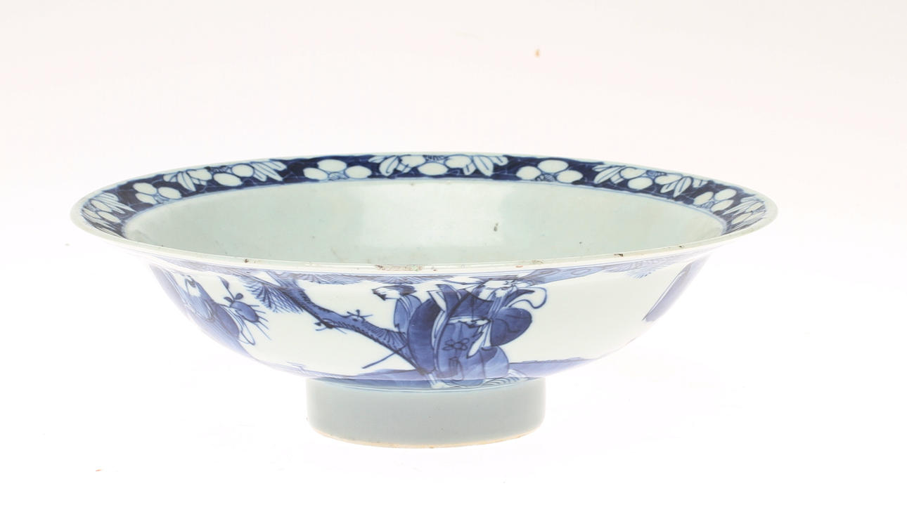 SKÅL, porslin, Kina, Qing-dynasti.