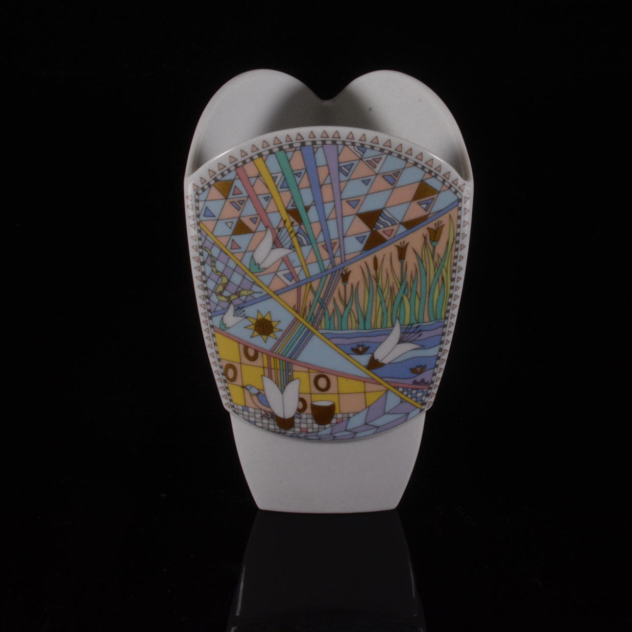 VASE, porcelain, Jane Osborn Smith, Rosenthal.