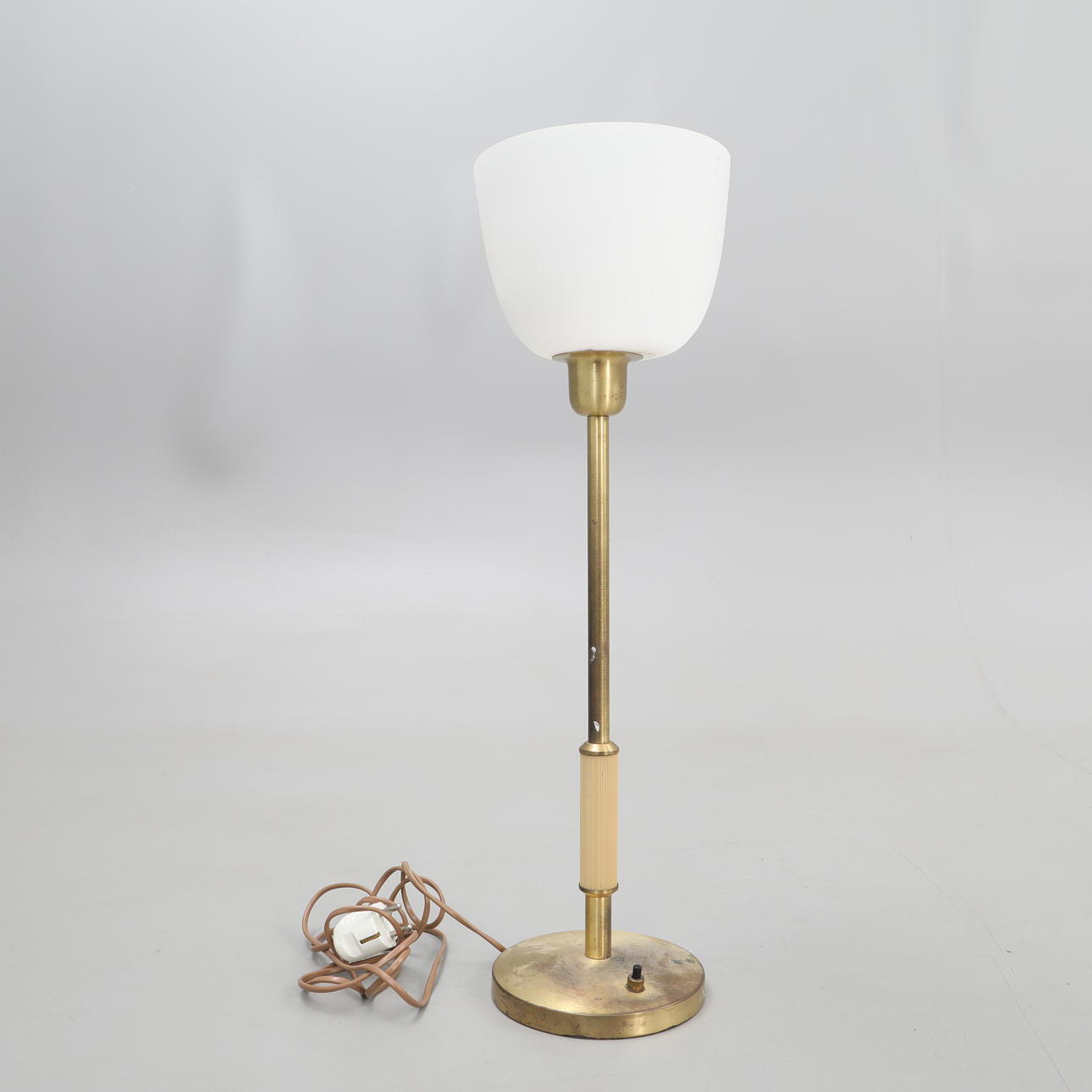 TABLE LAMP, uplight, mid-20th century.