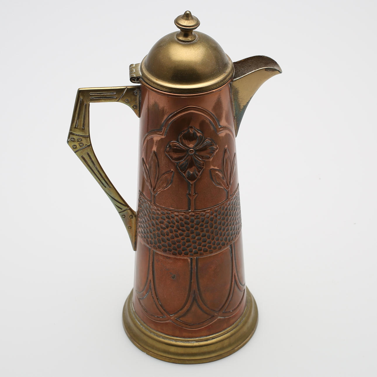 SERVERINGSKANNA, mässing & koppar, Jugend.