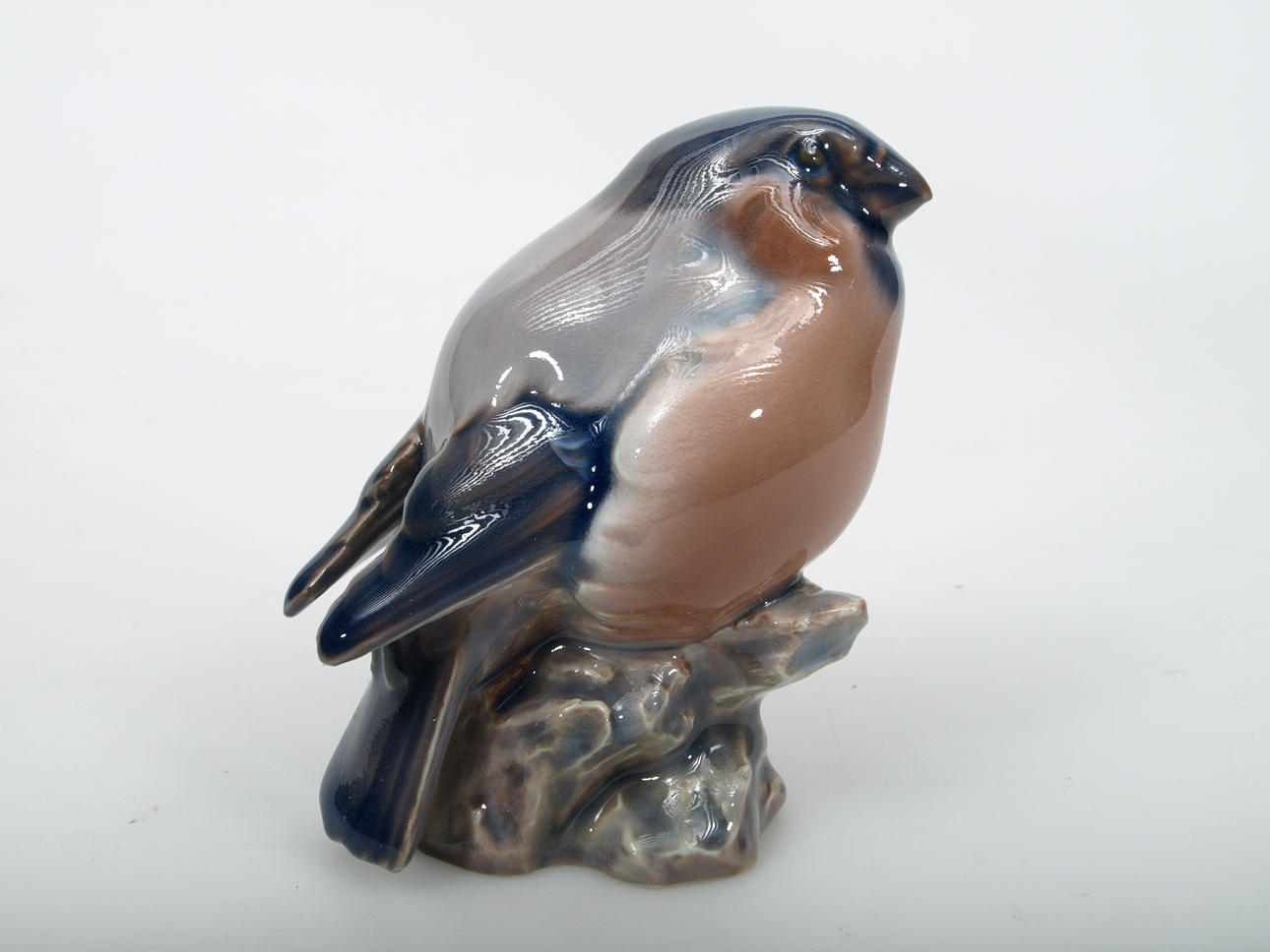 FIGURIN, porslin, Fågel, nummer 1052, Dahl Jensen.