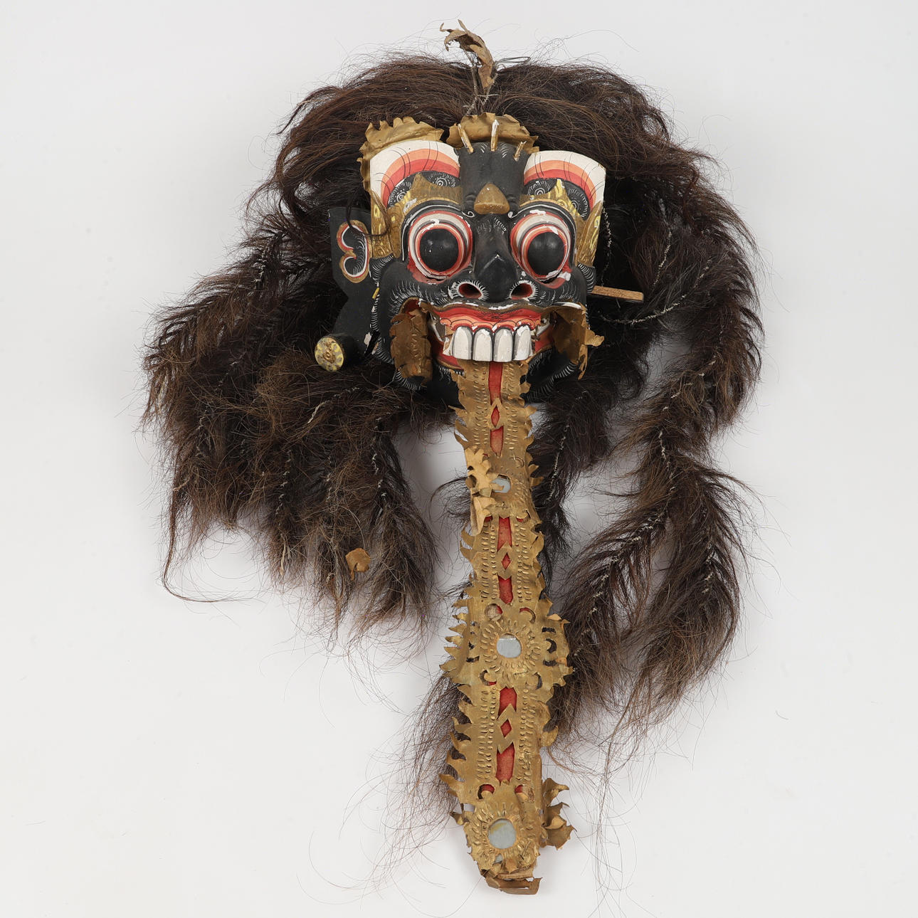 MÁSCARA, madera pintada, Asia.
