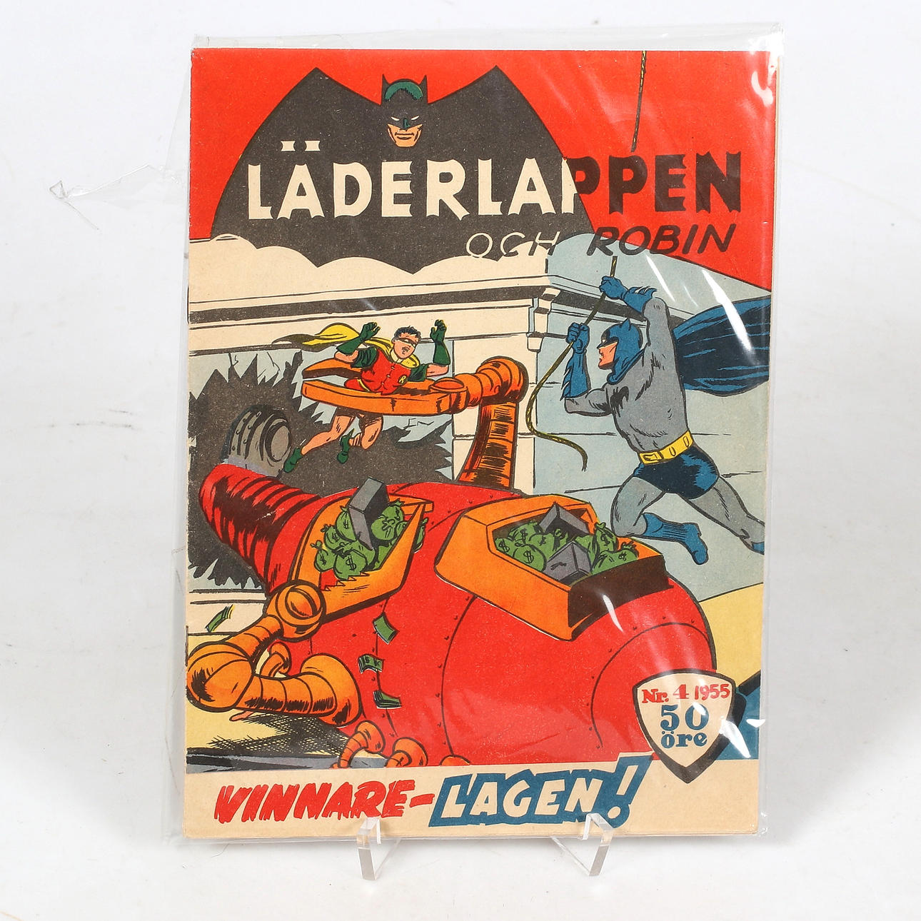 SERIETIDNING, Läderlappen & Robin, nro 4, 1955.