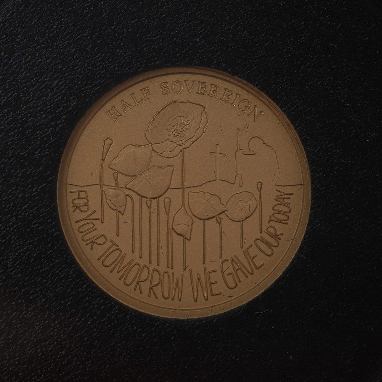 MEDIO SOBERANO DE ORO, CENTENARIO DE ALDERNEY, 2018.