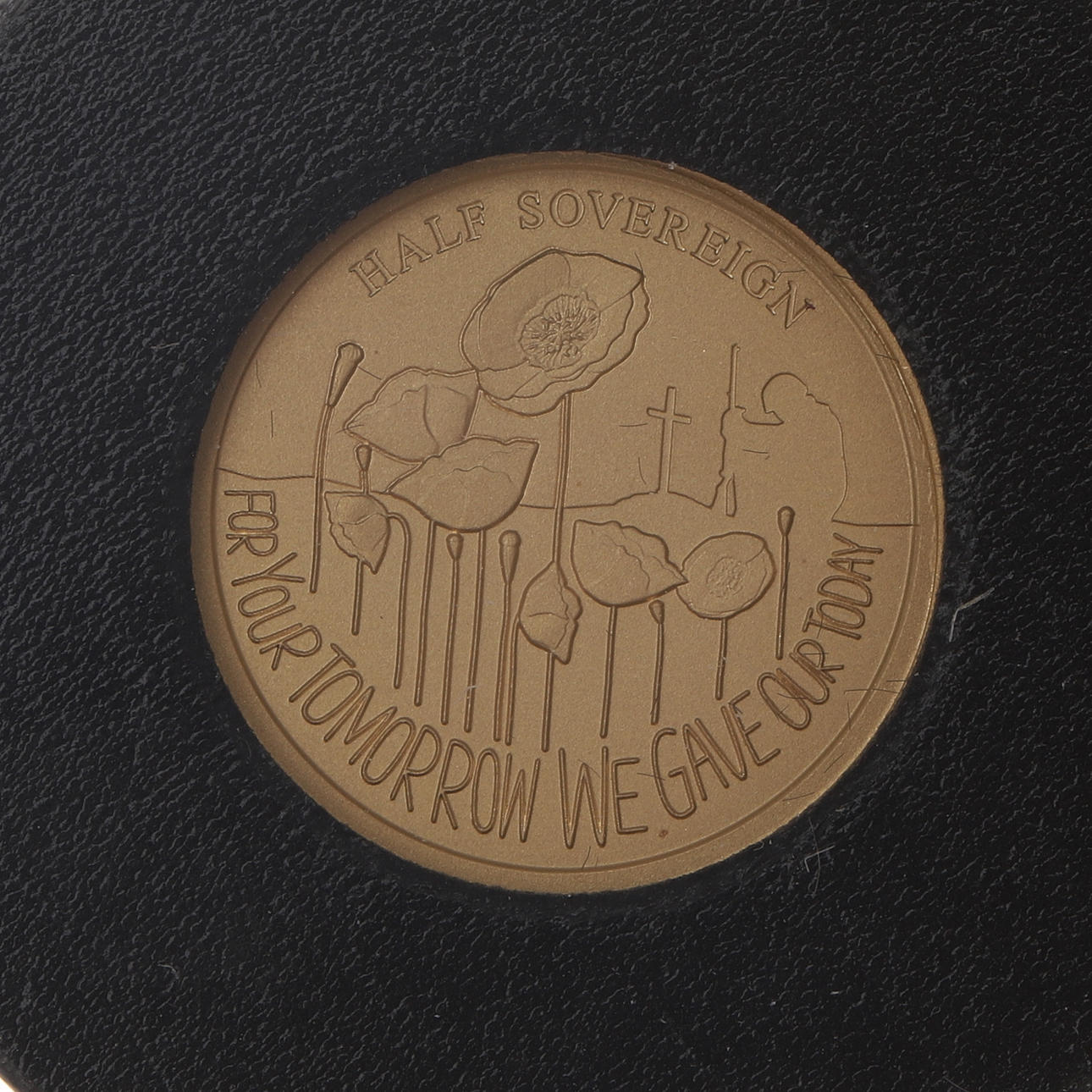 MEDIO SOBERANO DE ORO, CENTENARIO DE ALDERNEY, 2018.