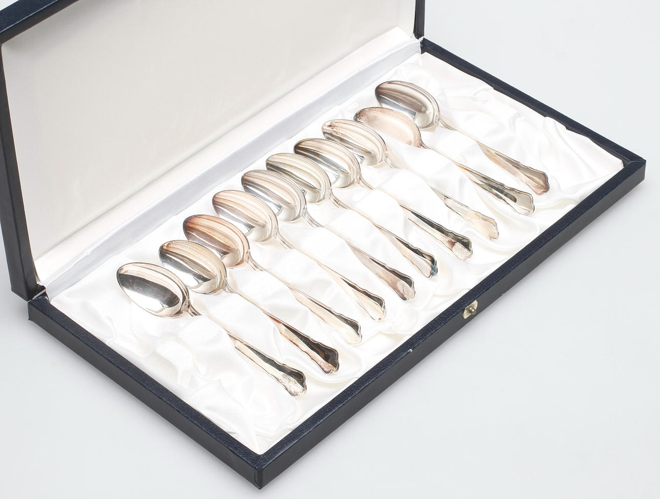 KAFFESKEDAR, 10 delar, ca 145 gram, Silver.