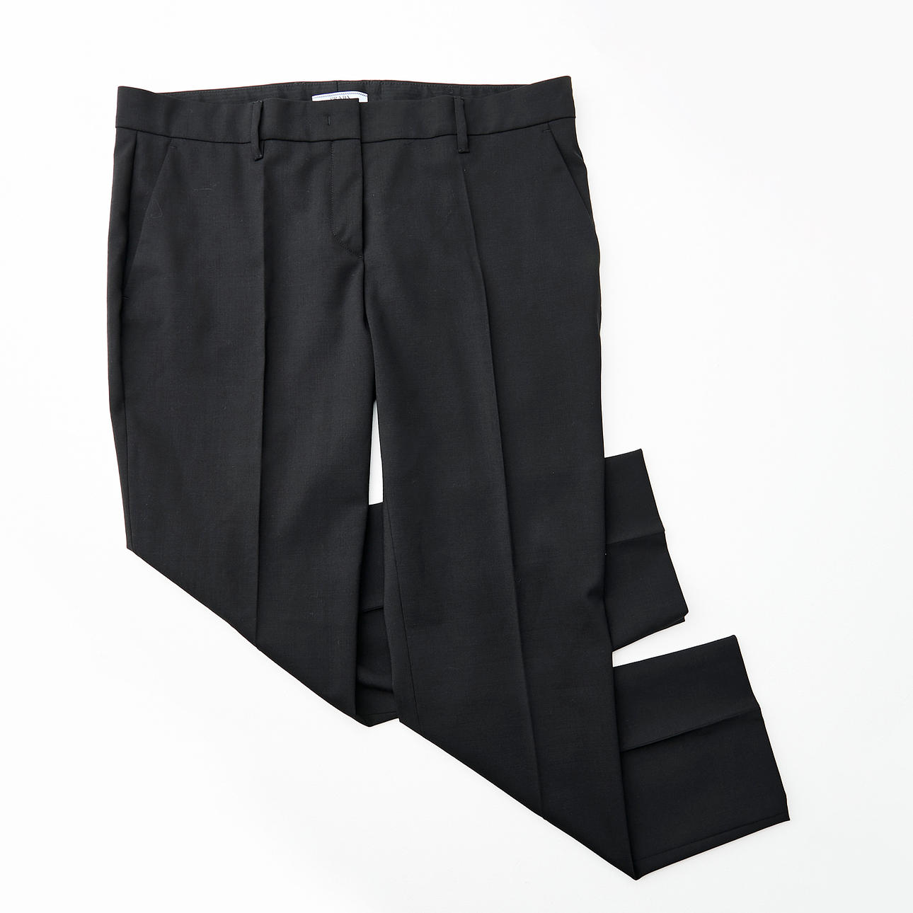 PRADA, jakkesætsbukser, dame, str. 46, uld.