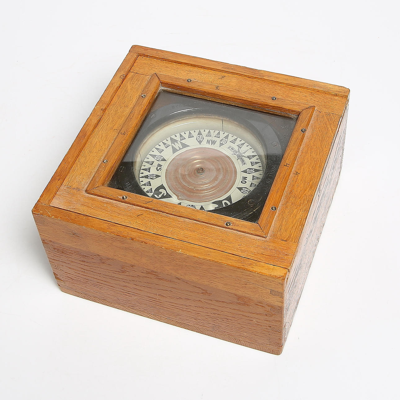 FARTYGSKOMPASS, GW Lyth AB, Stockholm, numrerad 11034. 1917.