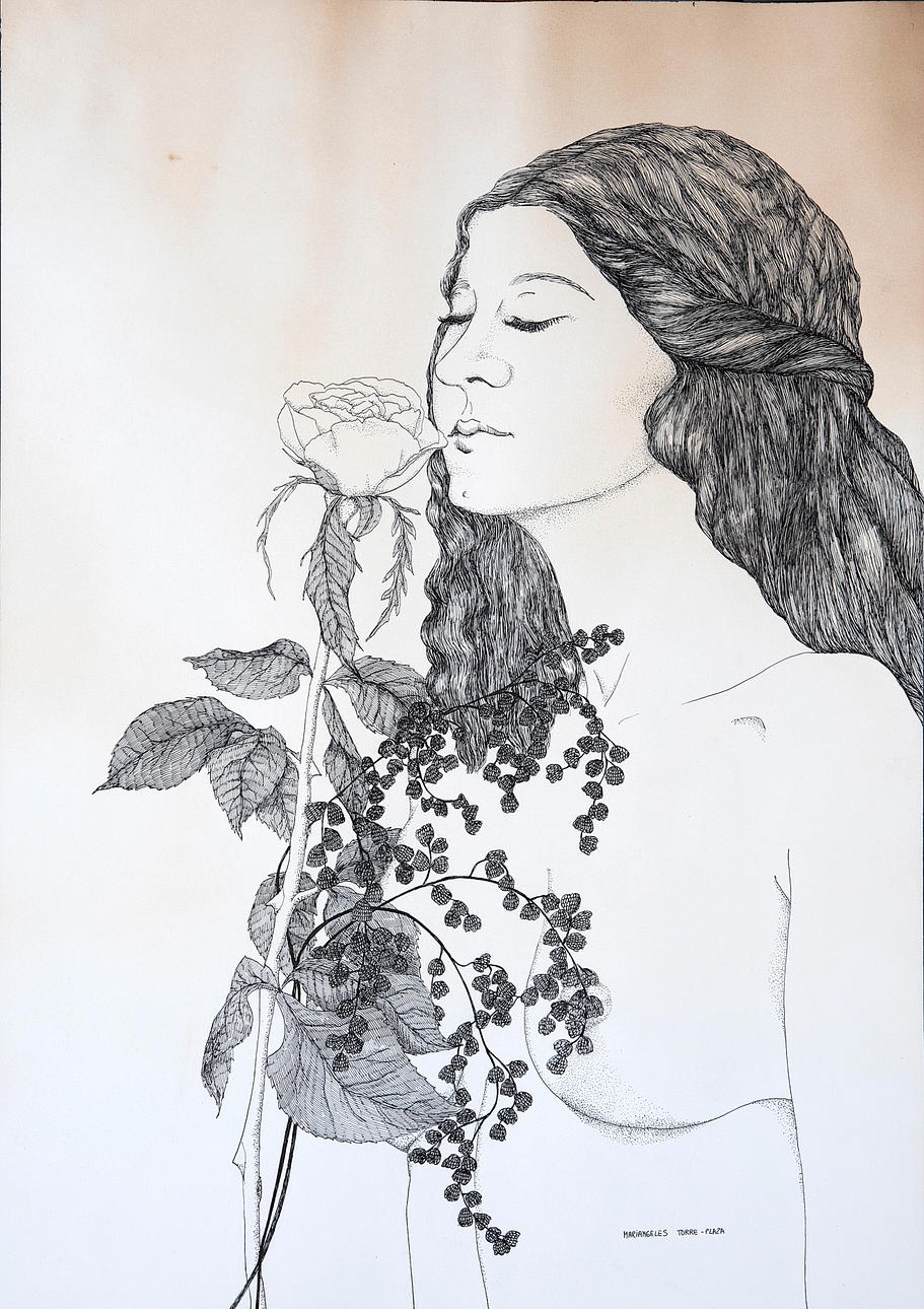 MARIÁNGELES TORRE-PLAZA. Una joven.