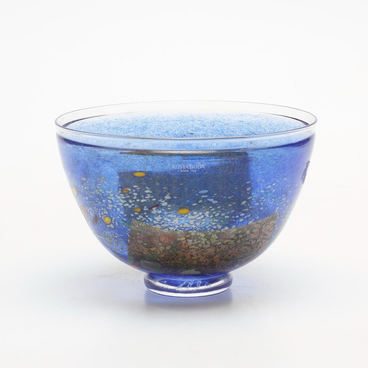 SKÅL, glas, Bertil Vallien, Kosta Boda.