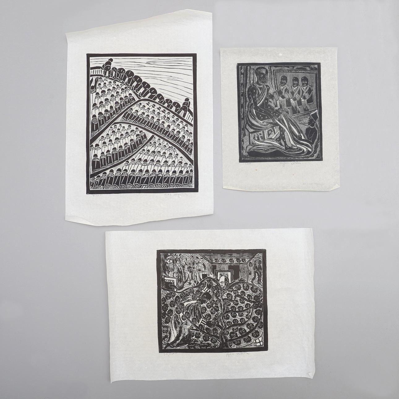 AZARIA MBATHA, TRE STYCKEN.