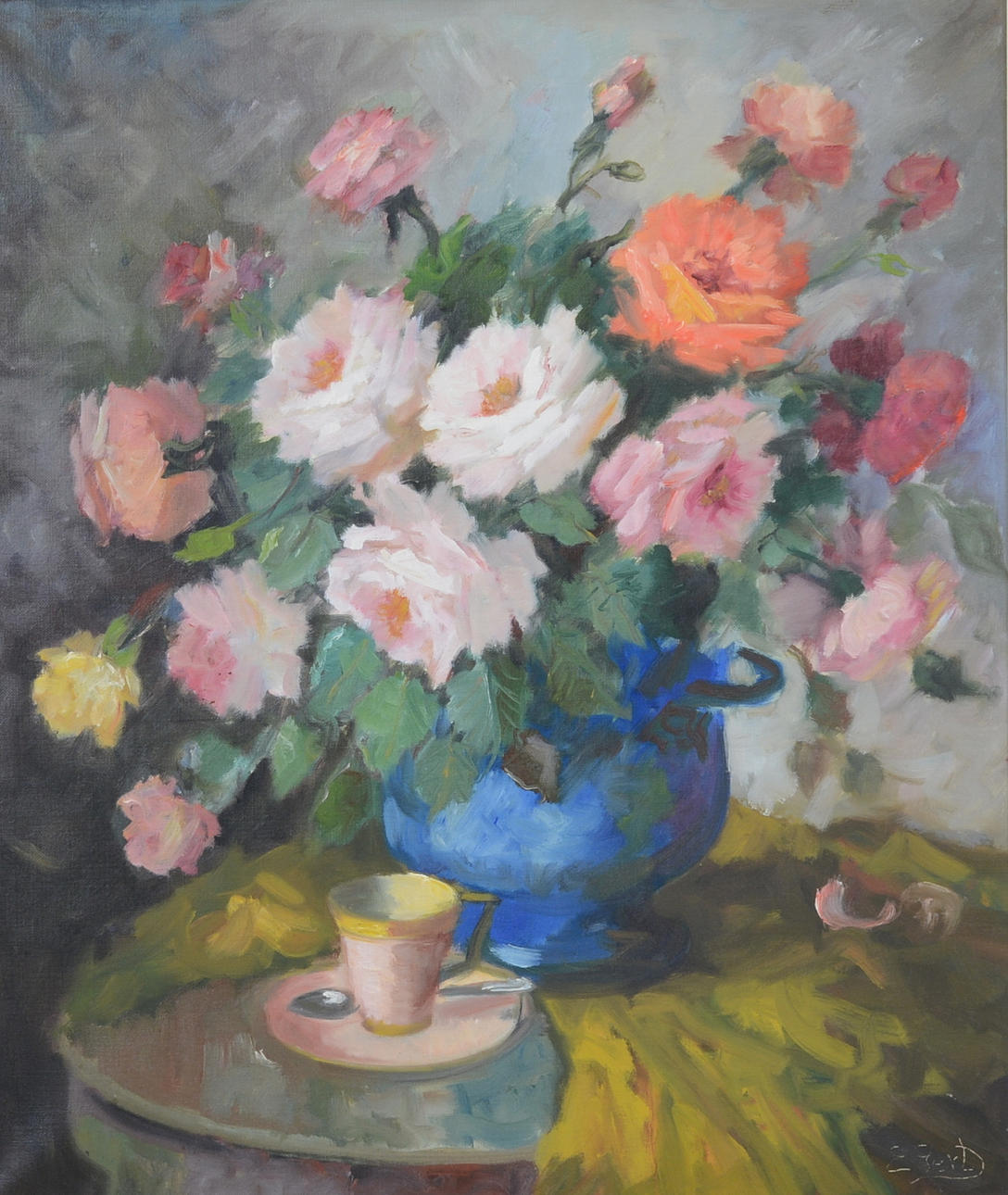 EDITH GEERT. Olja på duk.