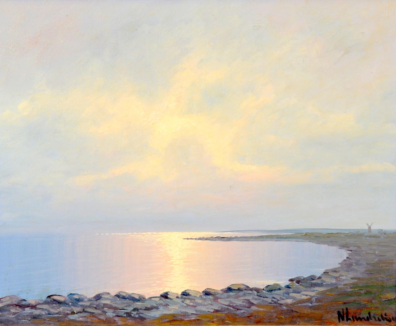 NILS LANDELIUS. Olja på duk.